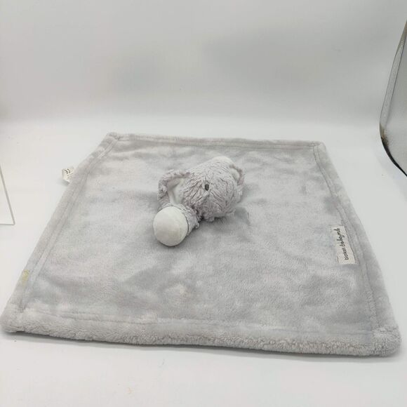 Blankets and Beyond' Gray Elephant Lovey Security Blanket Baby Fleece Plush - Picture 5 of 7